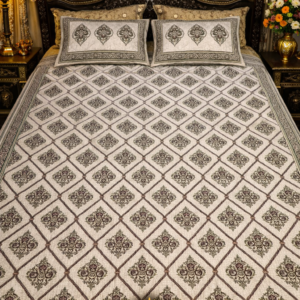 heritage lattice cotton | double bedsheet | 240tc