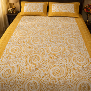 elegant yellow spirals
