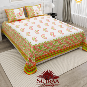 kairi utsav heritage cotton bedsheet