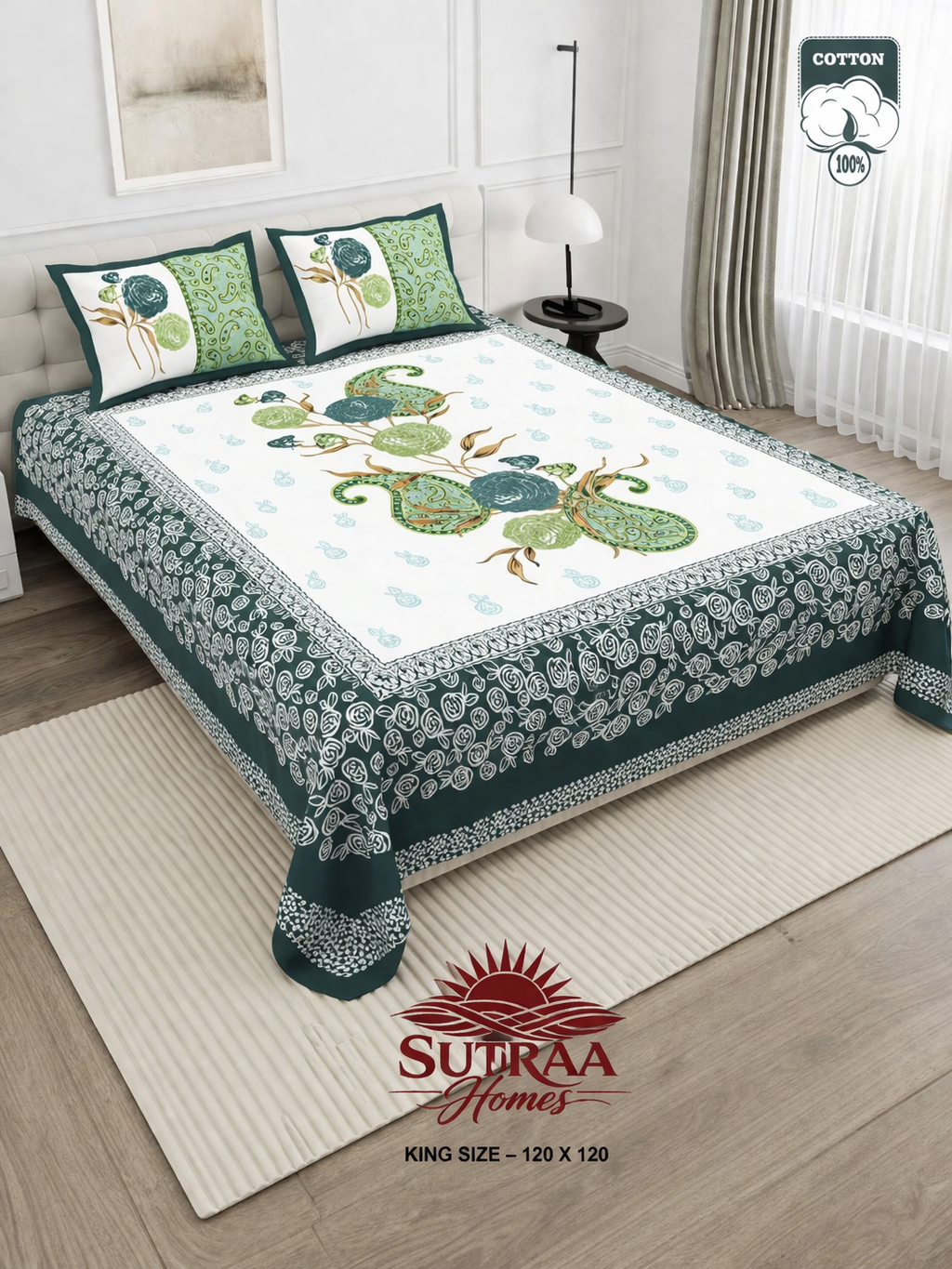 mehran viraasat cotton bedsheet | double bedsheet | 100% premium cotton mehran viraasat cotton bedsheet | double bedsheet | 100% premium cotton