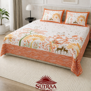 neerja vana cotton bedsheet | double bedsheet